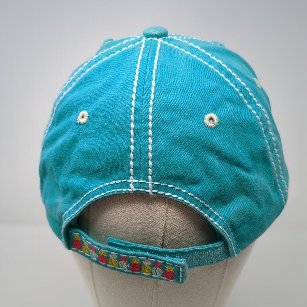 Pineapple Patch Strapback Baseball Hat Blue One S… - image 6